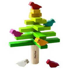Головоломка PlanToys Balancing Tree (5140) зеленый/разноцветный