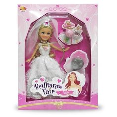 Кукла ABtoys Brilliance Fair Невеста, 26.7 см, 240220