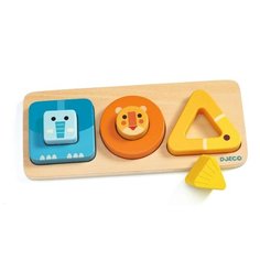 Рамка-вкладыш DJECO Форма и размер (06209), 6 дет.