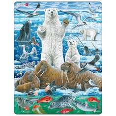 Рамка-вкладыш Larsen Полярный медведь (FH42), 46 дет.