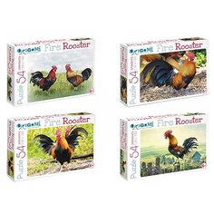 Пазл Origami Fire Roosten Петухи (02630), 54 дет.