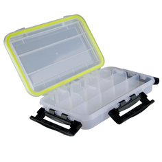 Коробка для приманок для рыбалки HELIOS HS-ZY-050 27х17х5см прозрачный/черный