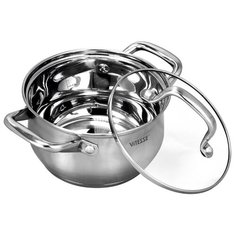 Кастрюля Vitesse Valerie 1,7 л, нержавеющая сталь