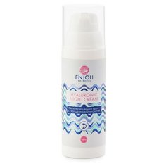 Enjoli cosmetics Hyaluronic Night Cream Регенерирующий ночной крем для лица с Гиалуроновой кислотой, 50 мл