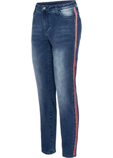Джинсы с лампасами Bonprix