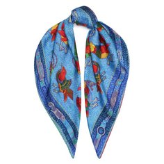 Шелковый платок Birds of Paradis KIRILL OVCHINNIKOV