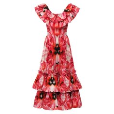 Хлопковое платье Alexander McQueen