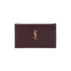 Кожаный футляр для документов Saint Laurent