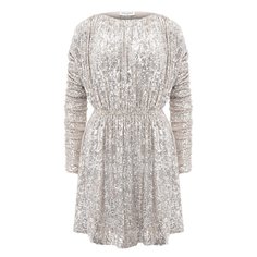 Платье с пайетками Saint Laurent