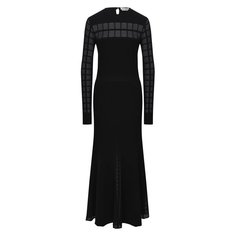 Платье из вискозы Alexander McQueen