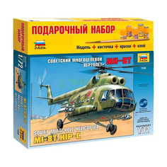 Модель для склеивания Звезда Советский многоцелевой вертолёт Ми-8Т (7230З)