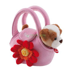 Мягкая игрушка Trudi Щенок в сумочке, 15см (29728)