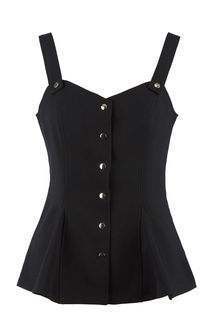 Приталенный топ на кнопках Love Republic