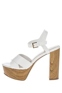 Белые босоножки на платформе Aldo