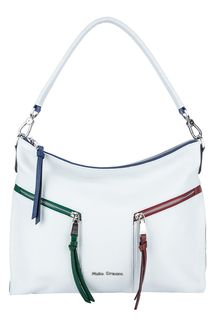 Сумка из мягкой кожи с длинной съемной ручкой Fiato Dream