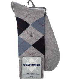 Хлопковые носки в клетку Burlington