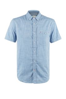 Рубашка из хлопка с воротником button-down Mustang