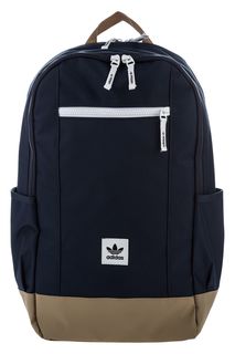 Вместительный текстильный рюкзак с одним отделом на молнии Adidas Originals