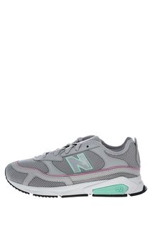 Серые текстильные кроссовки с вкладной стелькой X-Racer New Balance