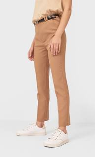 Stradivarius Брюки С Ремнем Женская Коллекция Бежевый 44