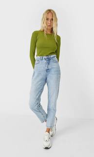 Stradivarius Майка С Длинными Рукавами Женская Коллекция Multicolor M