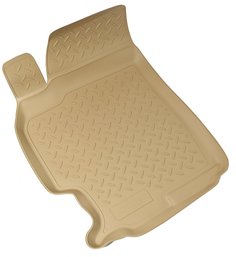 Коврики в салон LAND ROVER Range Rover III, 2001-2010->, 3 шт, (полиуретан,бежевые) Element