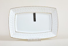 Блюдо КОРАЛЛ Снежная королева 23*16см