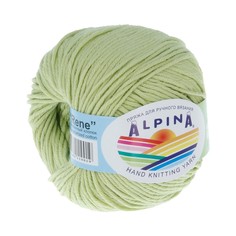 Пряжа ALPINA RENE цвет 148 св.салатовый 10 мотков