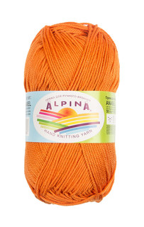 Пряжа ALPINA ANABEL цвет 1039 оранжевый 10 мотков