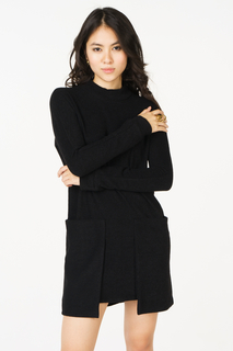 Платье женское Fashion.Love.Story. 17AW1182 черное 42 RU