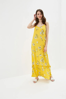 Платье-комбинация женское Jacqueline de Yong 15174564 желтое 36 FR