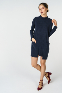 Платье женское Fashion.Love.Story. 17AW1182DGR серое 44 RU