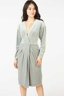 Вечернее платье женское LA VIDA RICA D71005 зеленое 48 RU