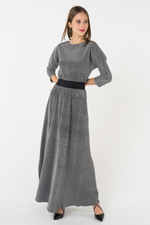Вечернее платье женское Fashion.Love.Story. 17NY1173SL серебристое 44 RU