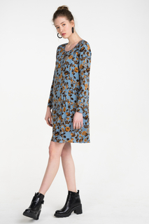 Платье женское ICHI 20108142 синее L