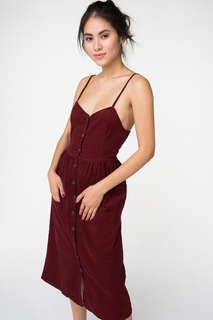 Платье-комбинация женское Blend She 20202783 бордовое XS