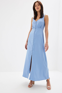 Платье-комбинация женское Y.A.S 26014085 голубое S