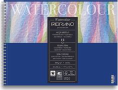 Альбом для акварели "Watercolour Studio", 24x32 см, 12 листов, 300 г/м2, среднее зерно Fabriano