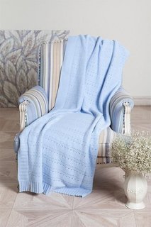 Плед LUXBERRY LUX 41 голубой 150х200