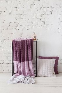 Плед хлопковый LUXBERRY 06213 LUX 22 ягодный-мультиколор 150х200