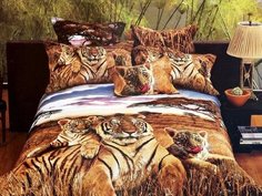 Постельное белье из сатина TANGO TS-857 50х70 (2шт), 70х70 (2шт) евро