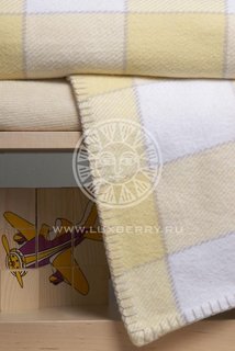 Плед детский LUXBERRY VANESSA желтый 100х150