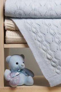 Плед детский LUXBERRY IMPERIO 77 голубой 100х150