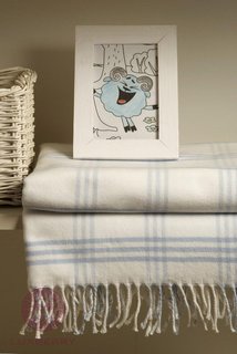 Плед LUXBERRY LUX 519 голубой 100х150