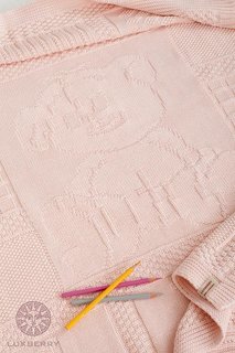 Плед детский LUXBERRY IMPERIO 16 розовый 75х100