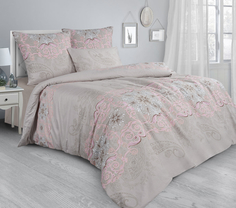 Постельное белье Guten Morgen 862 Paisley Pink 1,5 сп. с нав.70х70 см