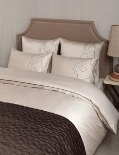 Постельное белье LUXBERRY ETUDE песочное 1,5-спальное