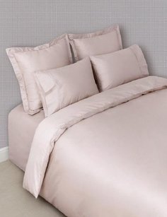 Постельное белье LUXBERRY BASIC розово-жемчужное евро