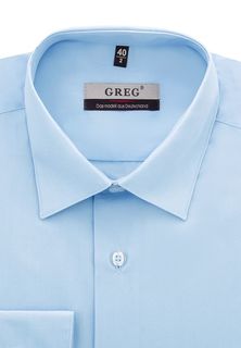 Рубашка мужская Greg 210/399/CL/Z голубая 39