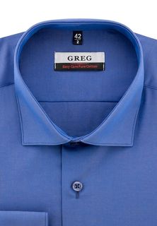 Рубашка мужская Greg 230/111/63153/H голубая 41
